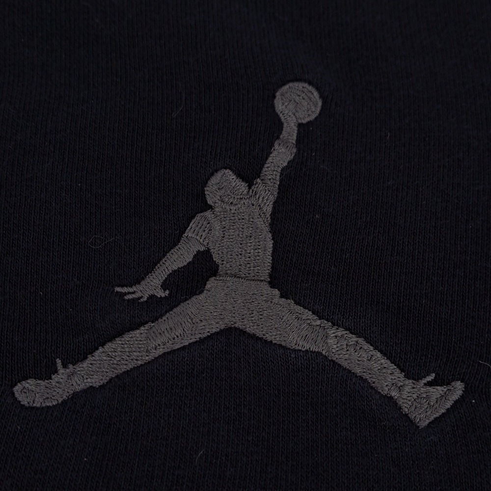 Jordan Jumpman Sweatshirt Mens XL Cotton Polyester Black Solid Sleeve Graphic - Picture 4 of 9